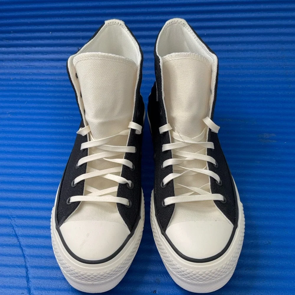 Size 6- Women’s Converse Chuck Taylor All Star Lift HI Black White Shoes A12552C